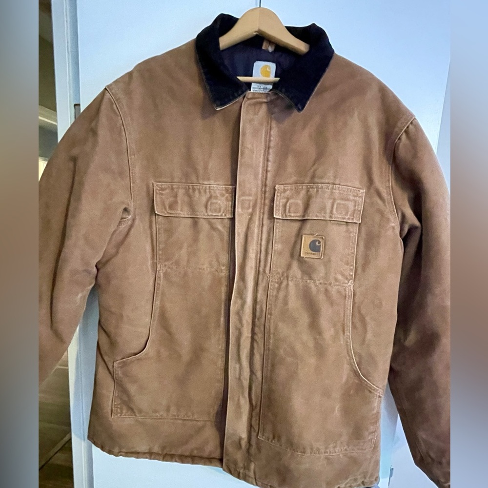 Carhartt Men's Loose Fit Washed Duck Insulated Active Jacket XL Tall